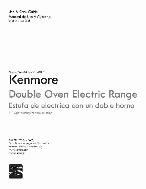 Kenmore Double Oven 790_9805-page_pdf